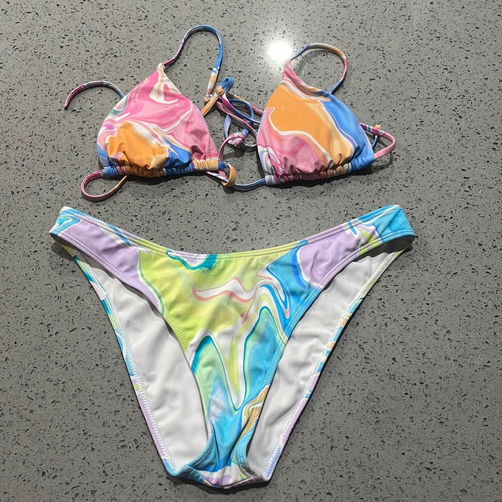 Multi colored Adult Womens bikini